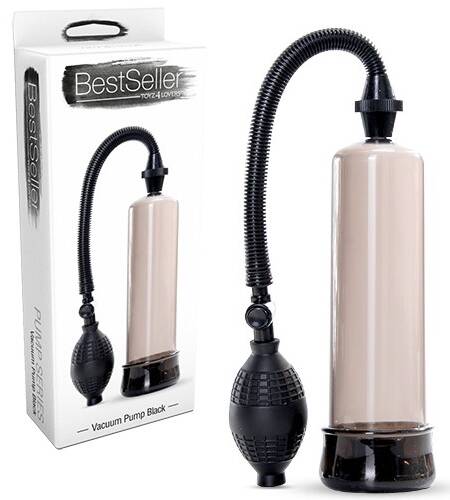 BOMBA PARA O PÉNIS BESTSELLER VACUUM PUMP PRETA