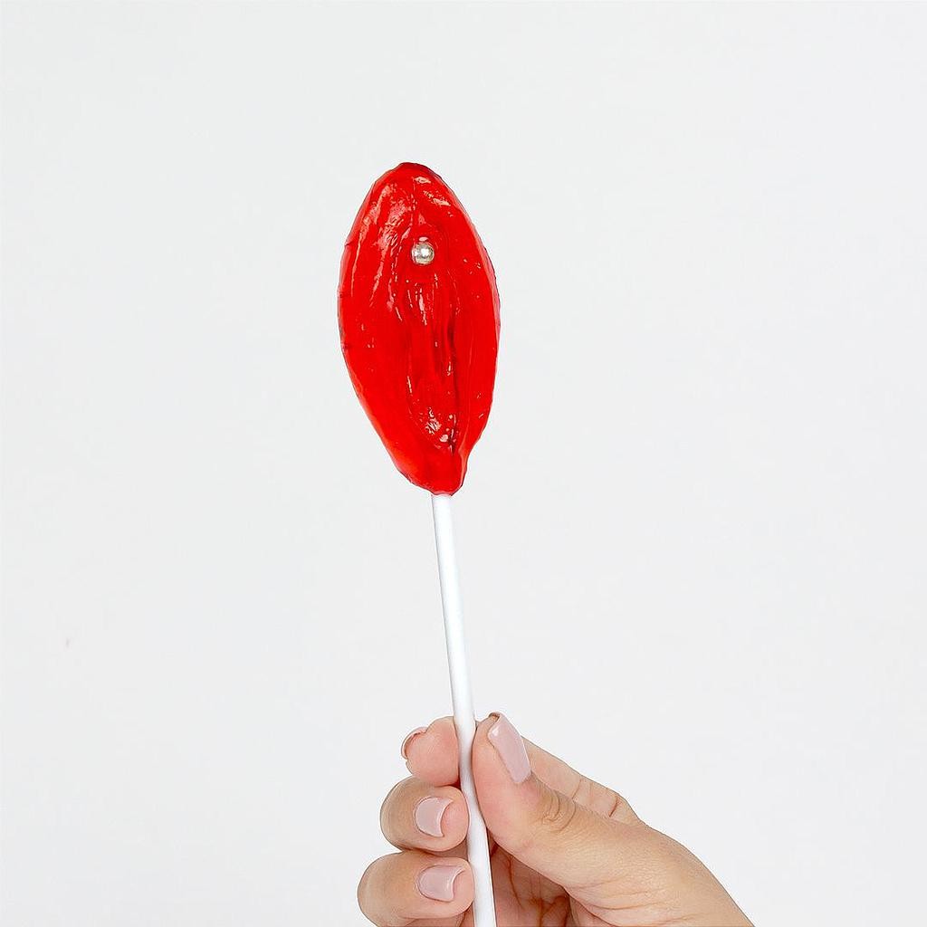 CHUPA-CHUPA DE GOMA EM FORMA DE VULVA SECRET PLAY - Image 4