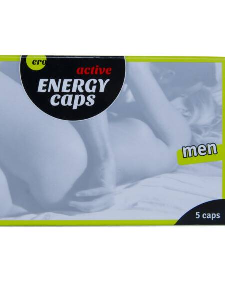 CÁPSULAS ESTIMULANTES ACTIVE ENERGY CAPS ERO PARA HOMEM 5 CÁPSULAS