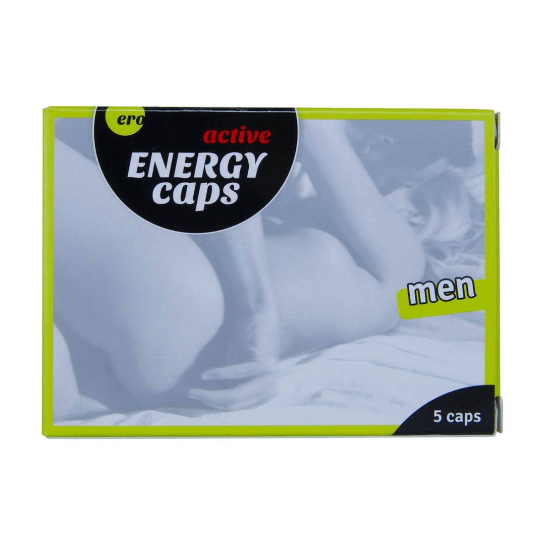 CÁPSULAS ESTIMULANTES ACTIVE ENERGY CAPS ERO PARA HOMEM 5 CÁPSULAS