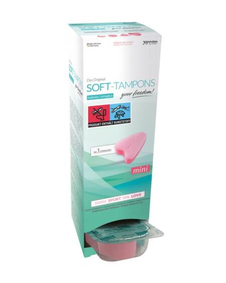 CAIXA COM 10 TAMPÕES SOFT-TAMPONS MINI