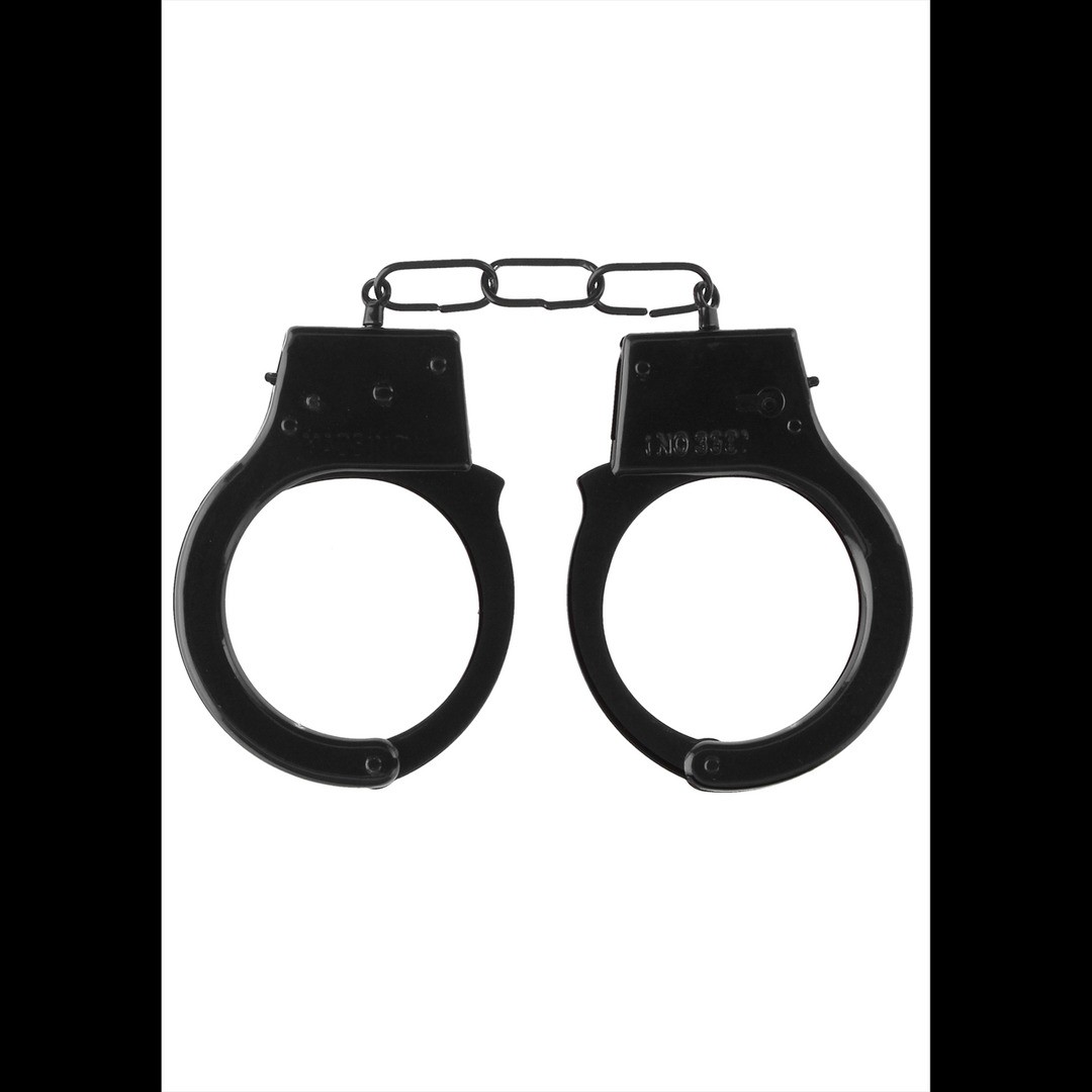 ALGEMAS EM METAL BEGINNER'S HANDCUFFS PRETAS - Image 4