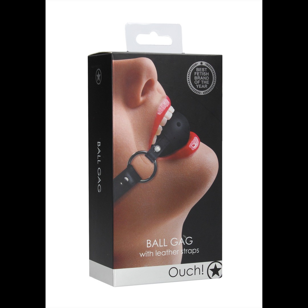 MORDAÇA OUCH! BALL GAG PRETA - Image 3
