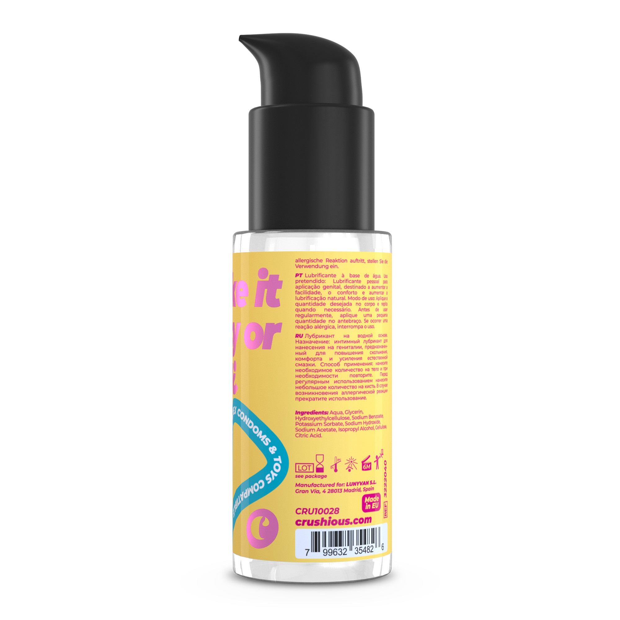 LUBRIFICANTE À BASE DE ÁGUA 50 ML CRUSHIOUS - Image 5
