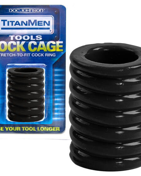 ANEL PARA O PÉNIS COCK CAGE TITANMEN