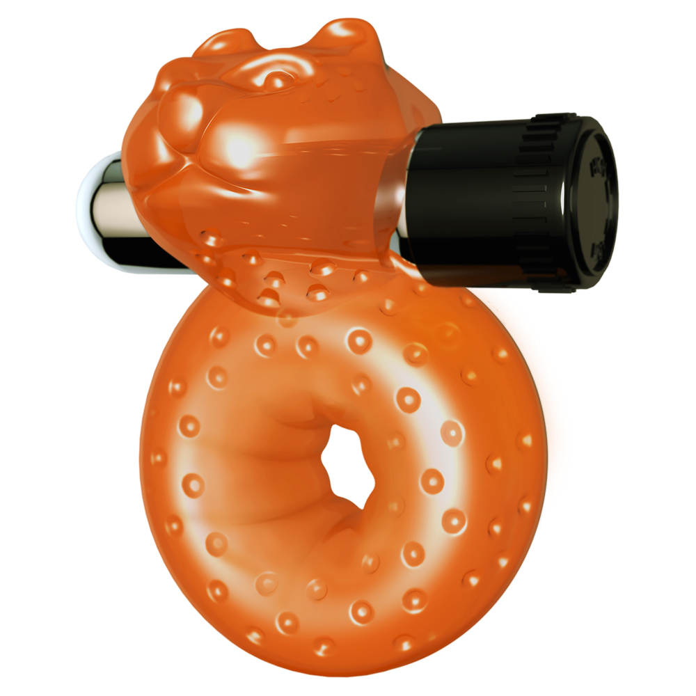 ANEL PARA O PÉNIS COM VIBRAÇÃO SEX PLEASE! MOROZKO LARANJA - Image 3