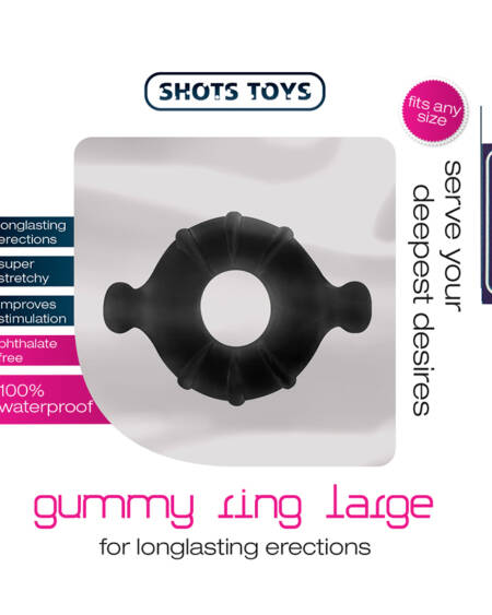 ANEL PARA O PÉNIS GUMMY RING GRANDE