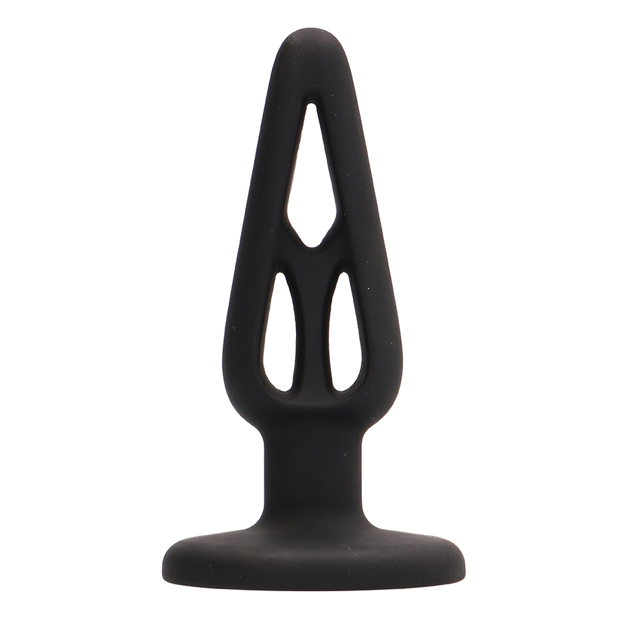 PLUG ANAL EM SILICONE PLUG & PLAY 4” PRETO - Image 4