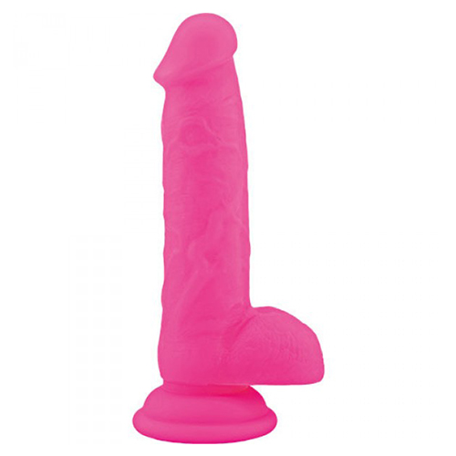 DILDO EM SILICONE REAL SAFE ROD LARGE ROSA - Image 4