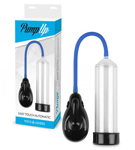 BOMBA PARA O PÉNIS AUTOMÁTICA EASY TOUCH AUTOMATIC TRANSPARENTE