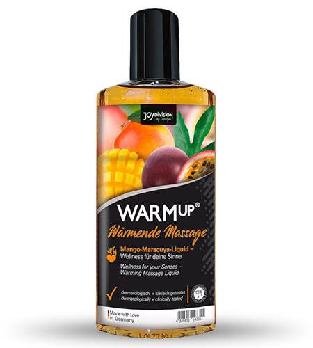 ÓLEO DE MASSAGEM COMESTÍVEL WARMUP MANGA MARACUJÁ 150ML