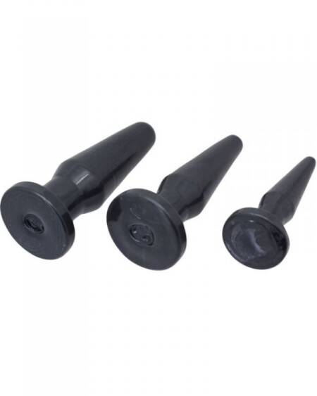 CONJUNTO DE 3 PLUGS ANAIS TIMELESS ANAL PLUGS PRETOS