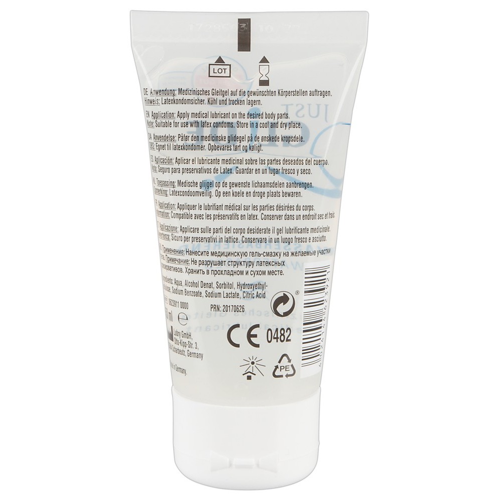 LUBRIFICANTE À BASE DE ÁGUA JUST GLIDE 50ML