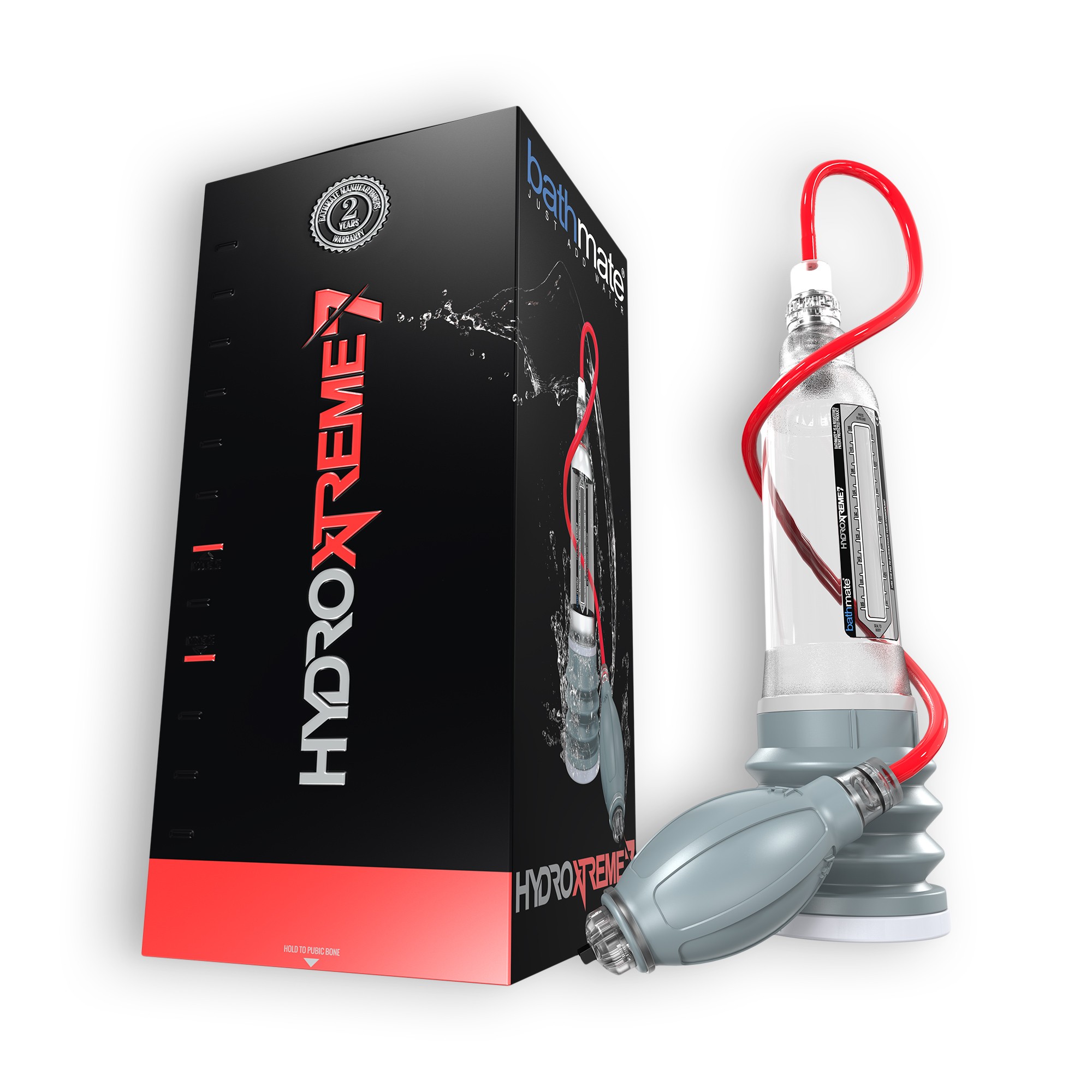 BOMBA COM ACESSÓRIOS BATHMATE HYDROXTREME 7 TRANSPARENTE - Image 4