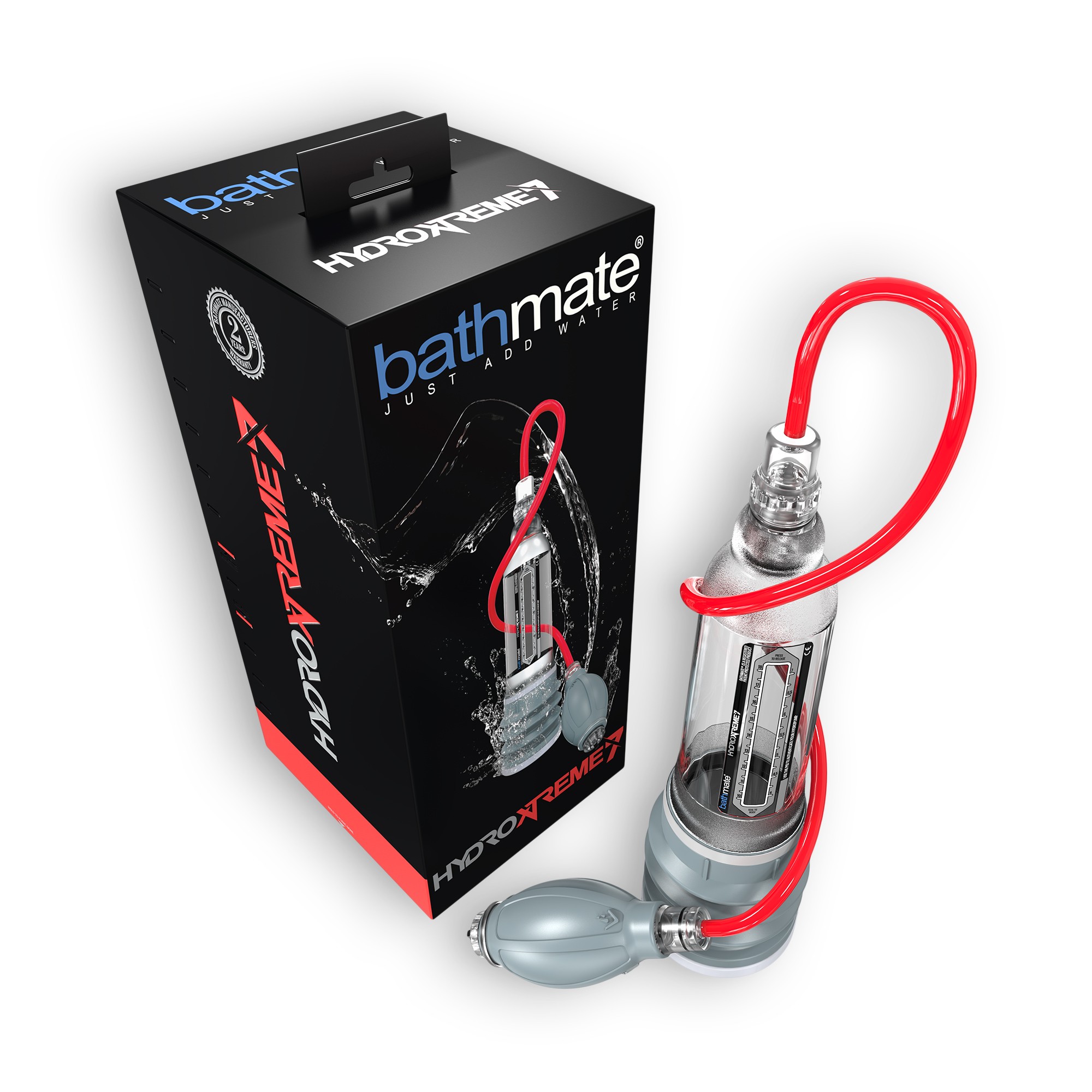 BOMBA COM ACESSÓRIOS BATHMATE HYDROXTREME 7 TRANSPARENTE - Image 5