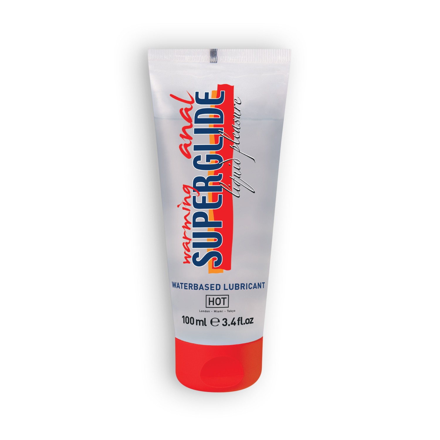 LUBRIFICANTE À BASE DE ÁGUA COM EFEITO CALOR WARMING ANAL SUPERGLIDE HOT™ 100ML - Image 4