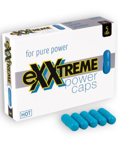 CÁPSULAS ESTIMULANTES EXXTREME POWER CAPS PARA HOMEM 5 CÁPSULAS