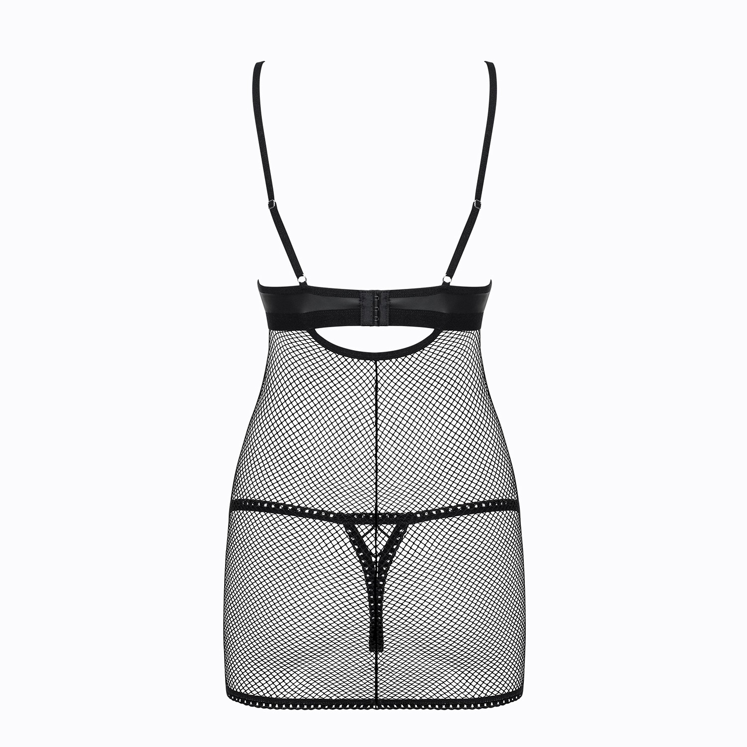 CAMISA DE NOITE E TANGA REDELLA OBSESSIVE PRETA - Image 6