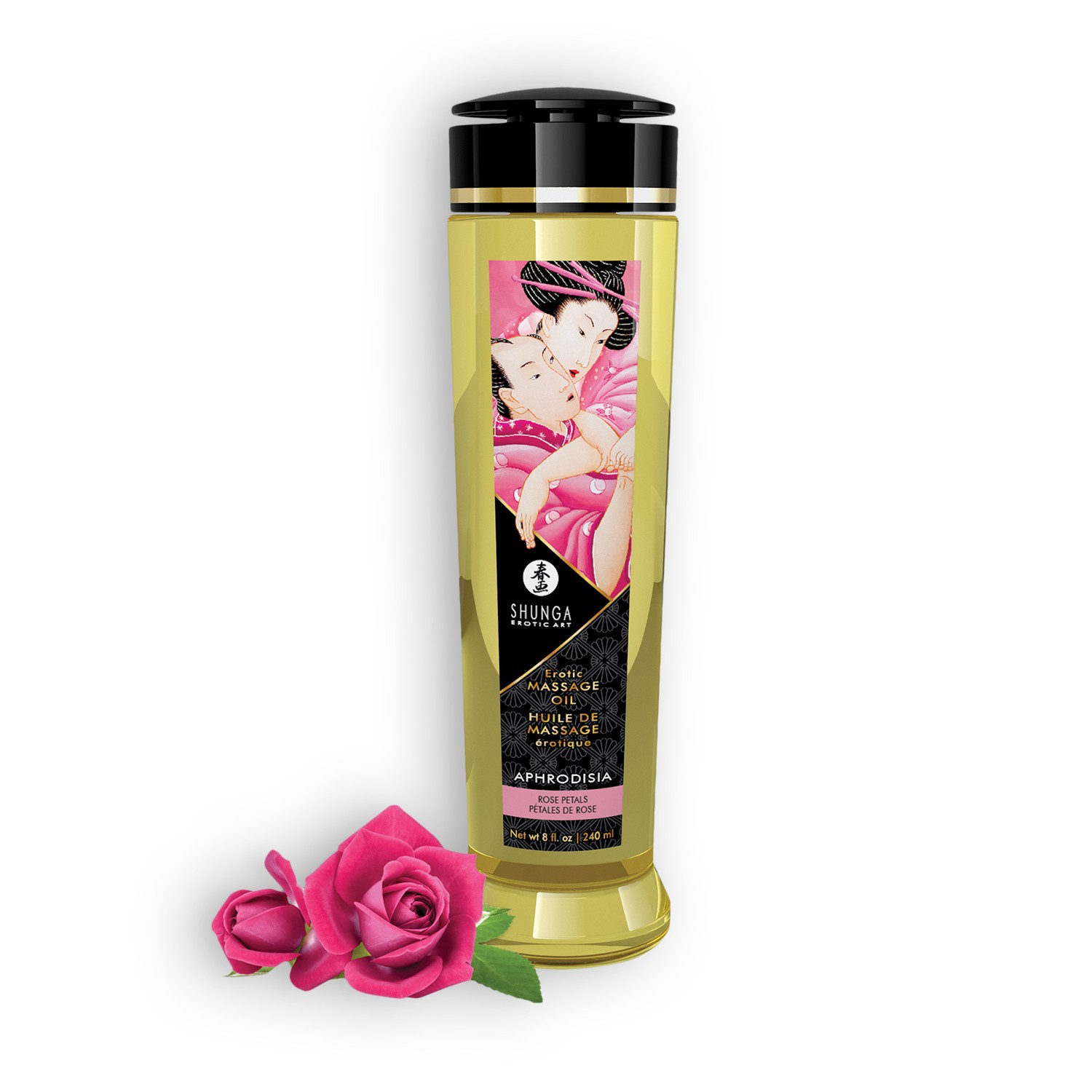 ÓLEO DE MASSAGEM SHUNGA APHRODISIA ROSA 240ML - Image 3