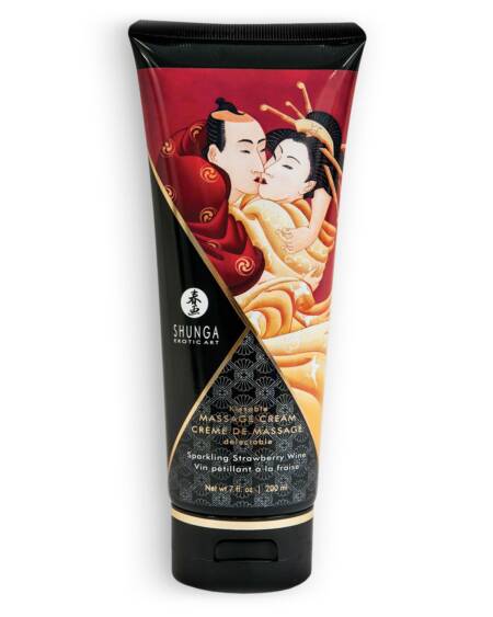 CREME DE MASSAGEM SHUNGA ESPUMANTE MORANGO 200ML