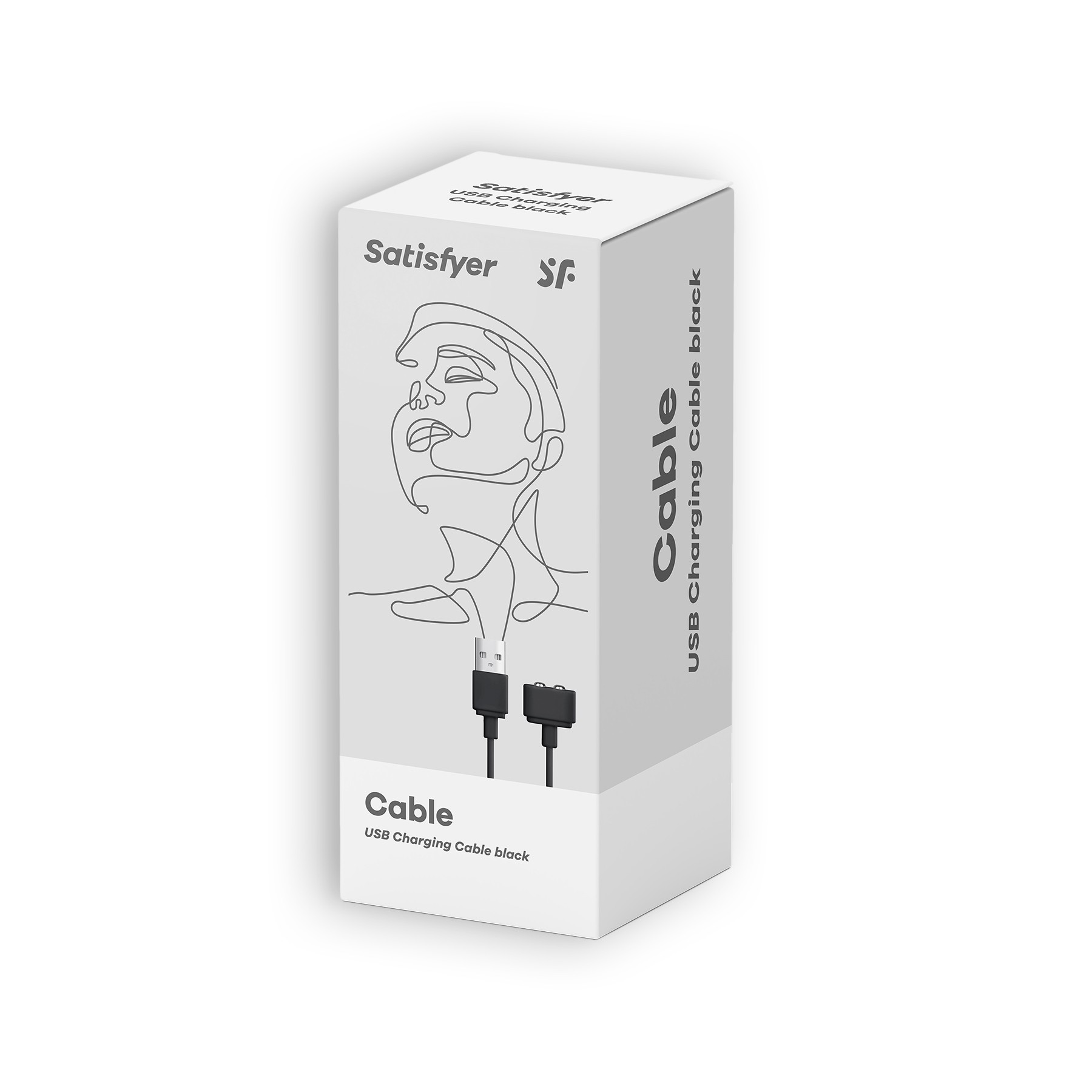 CARREGADOR USB MAGNÉTICO SATISFYER PRETO - Image 5
