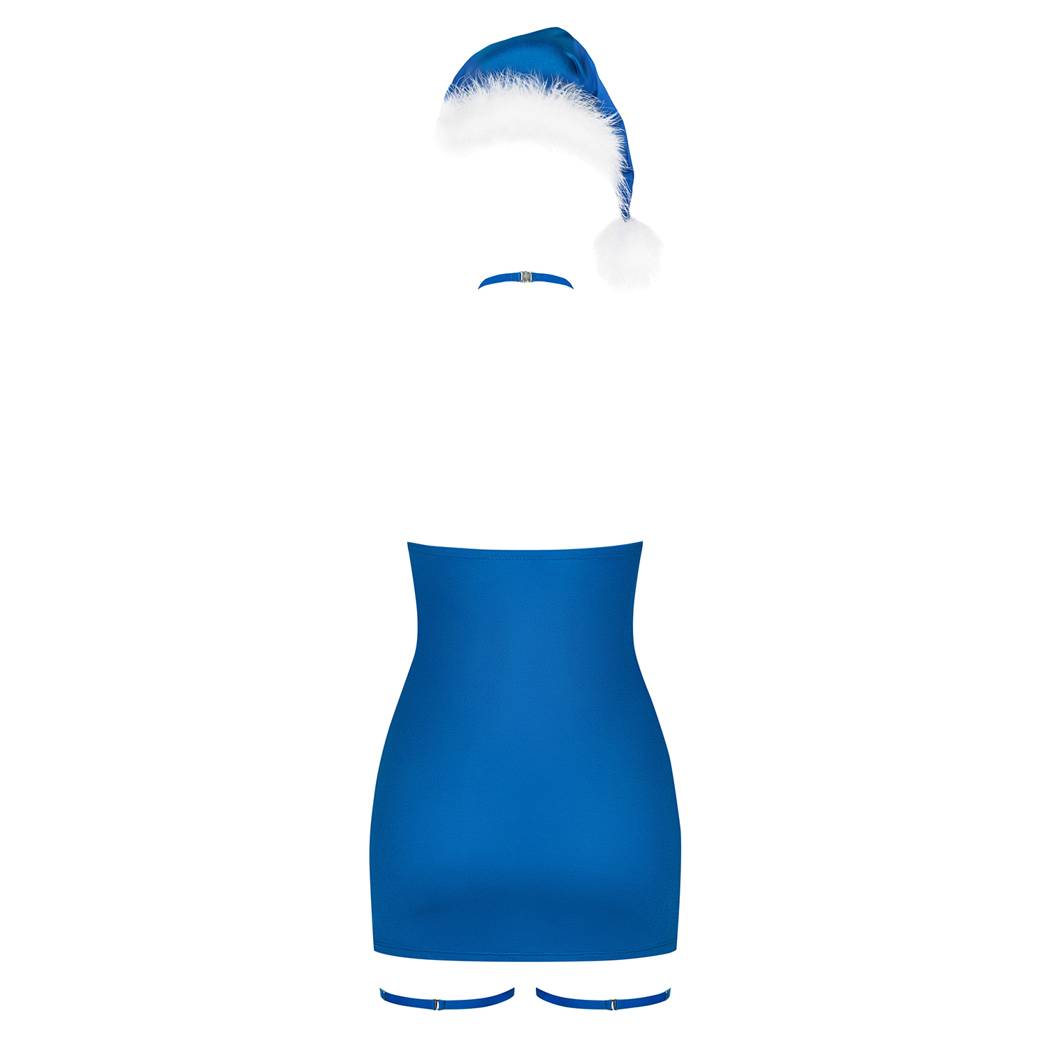 VESTIDO KISSMAS RED OBSESSIVE AZUL - Image 4