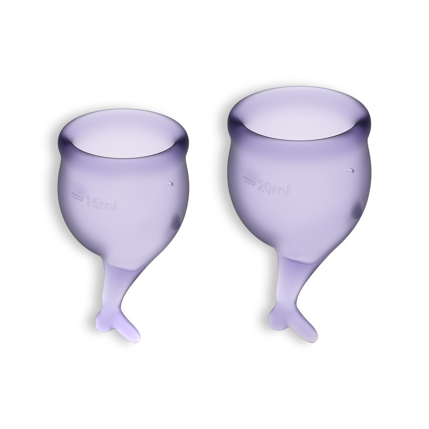 CONJUNTO DE 2 COPOS MENSTRUAIS FEEL SECURE SATISFYER LILÁS - Image 3