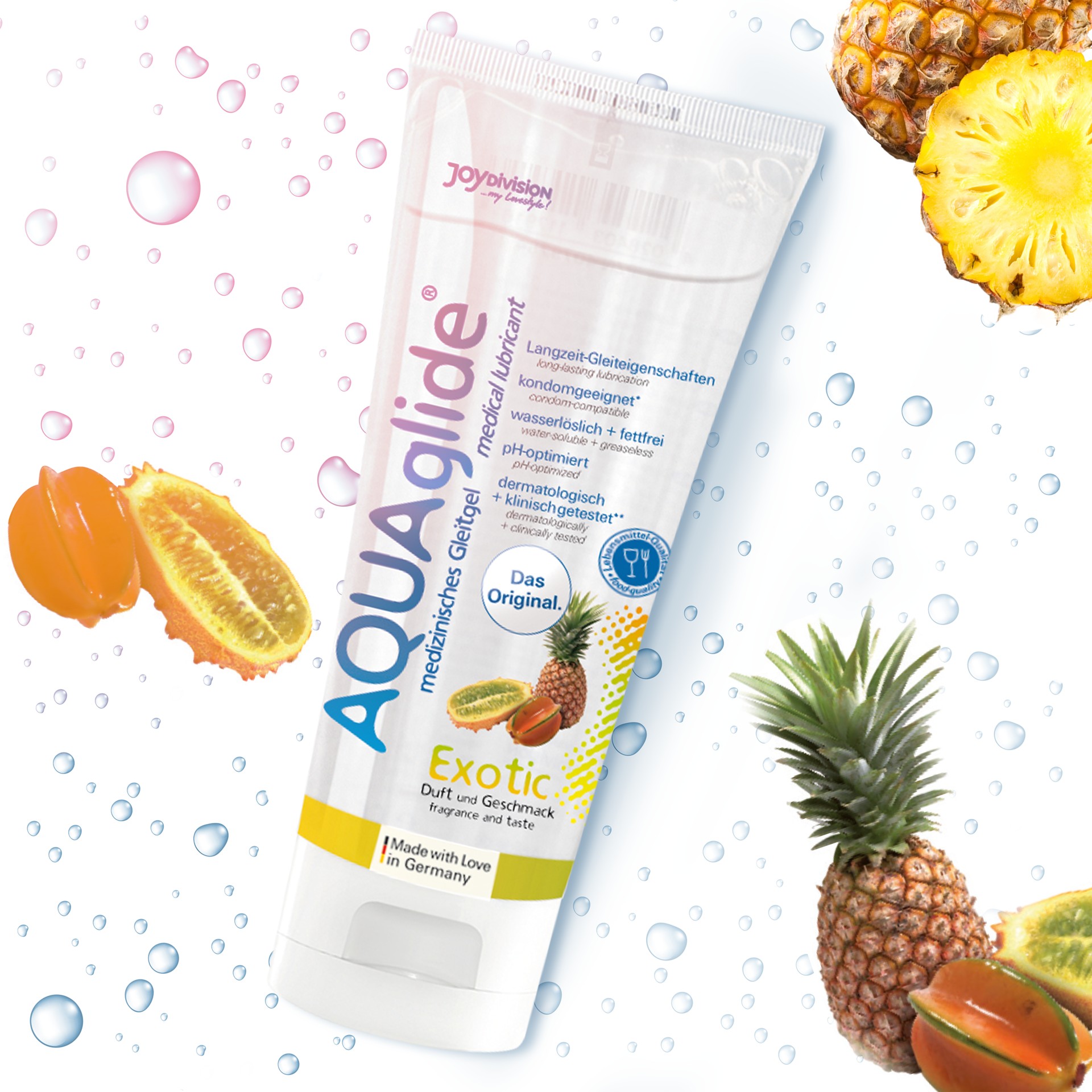 LUBRIFICANTE AQUAGLIDE FRUTOS EXÓTICOS 100ML