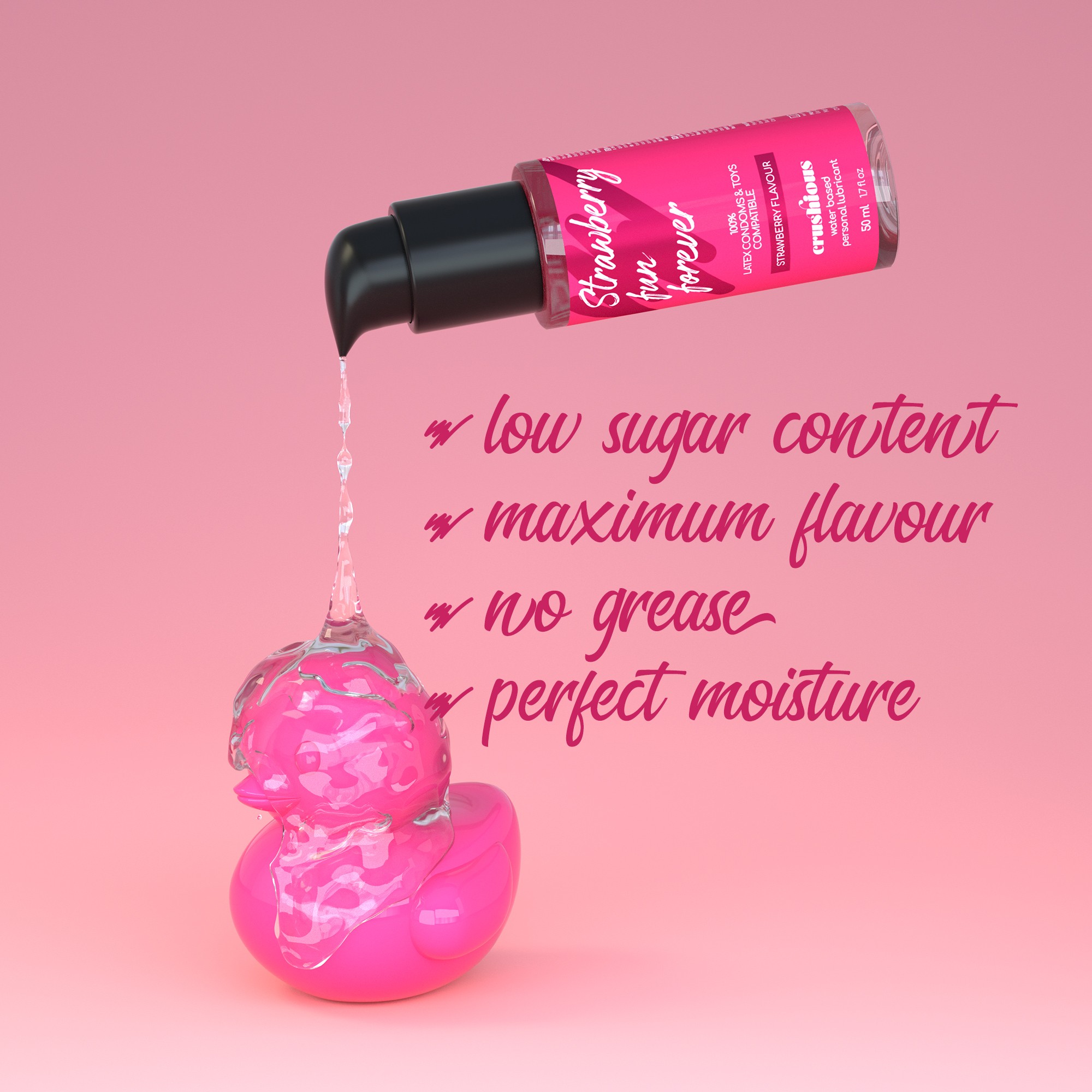 LUBRIFICANTE COM SABOR A MORANGO 50 ML CRUSHIOUS - Image 5