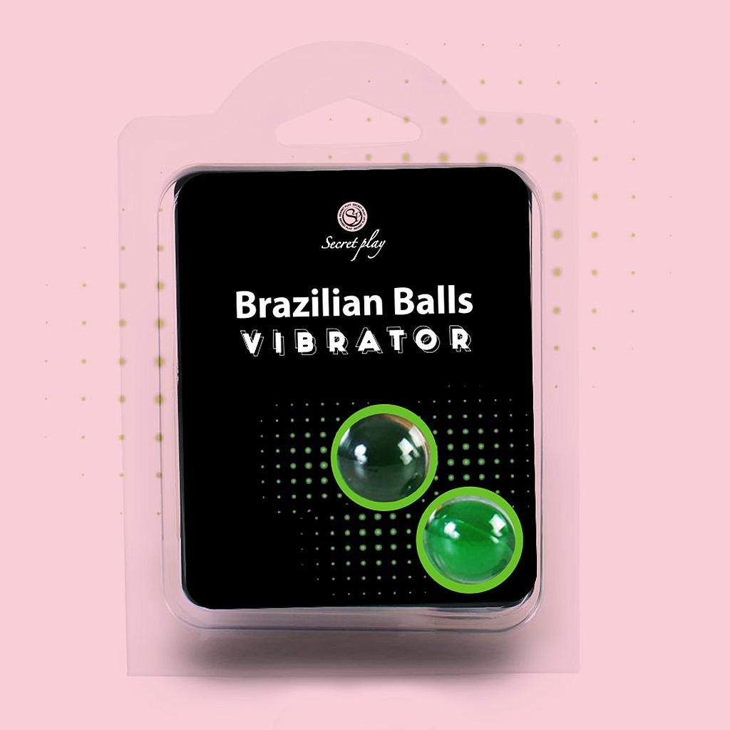 BOLAS LUBRIFICANTES BRAZILIAN BALLS SHOCK EFEITO VIBRADOR 2 X 4GR - Image 4