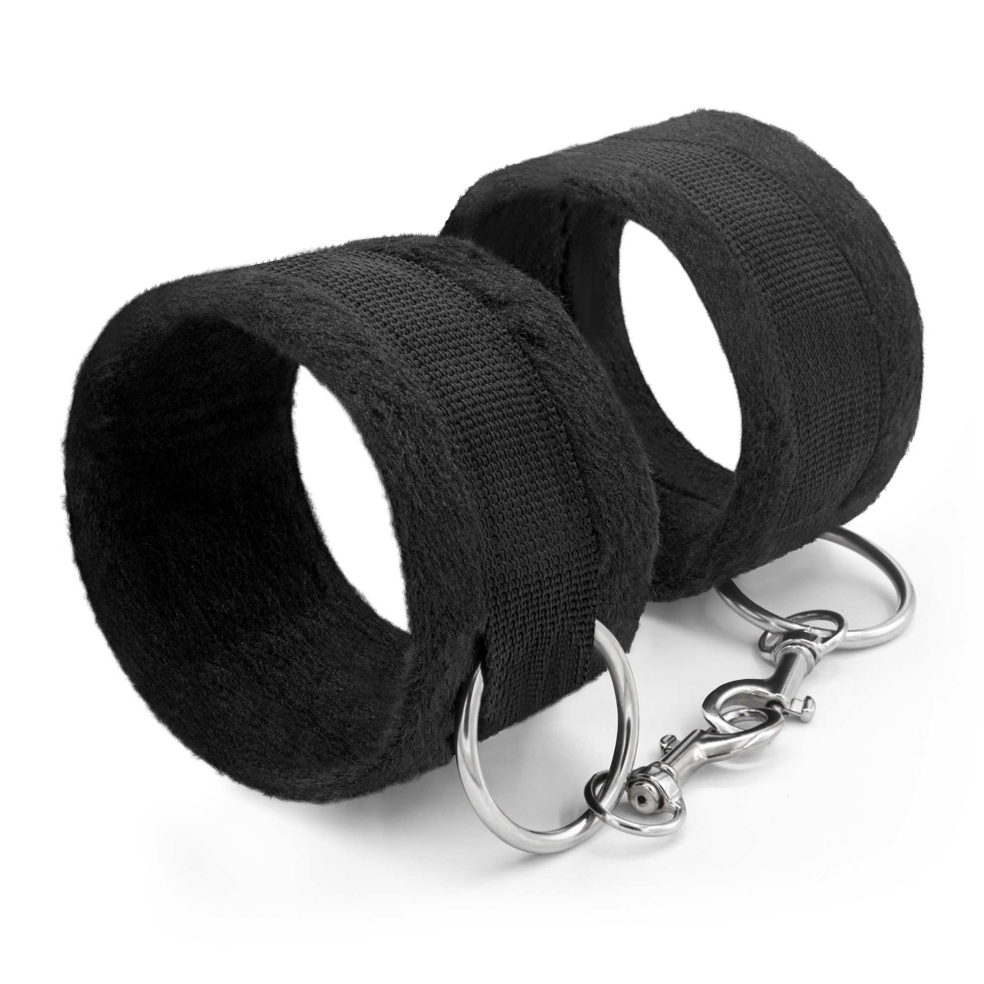 ALGEMAS DE VELCRO TOUGH LOVE COM CORRENTE DE 40CM EXTRA CRUSHIOUS PRETAS - Image 3