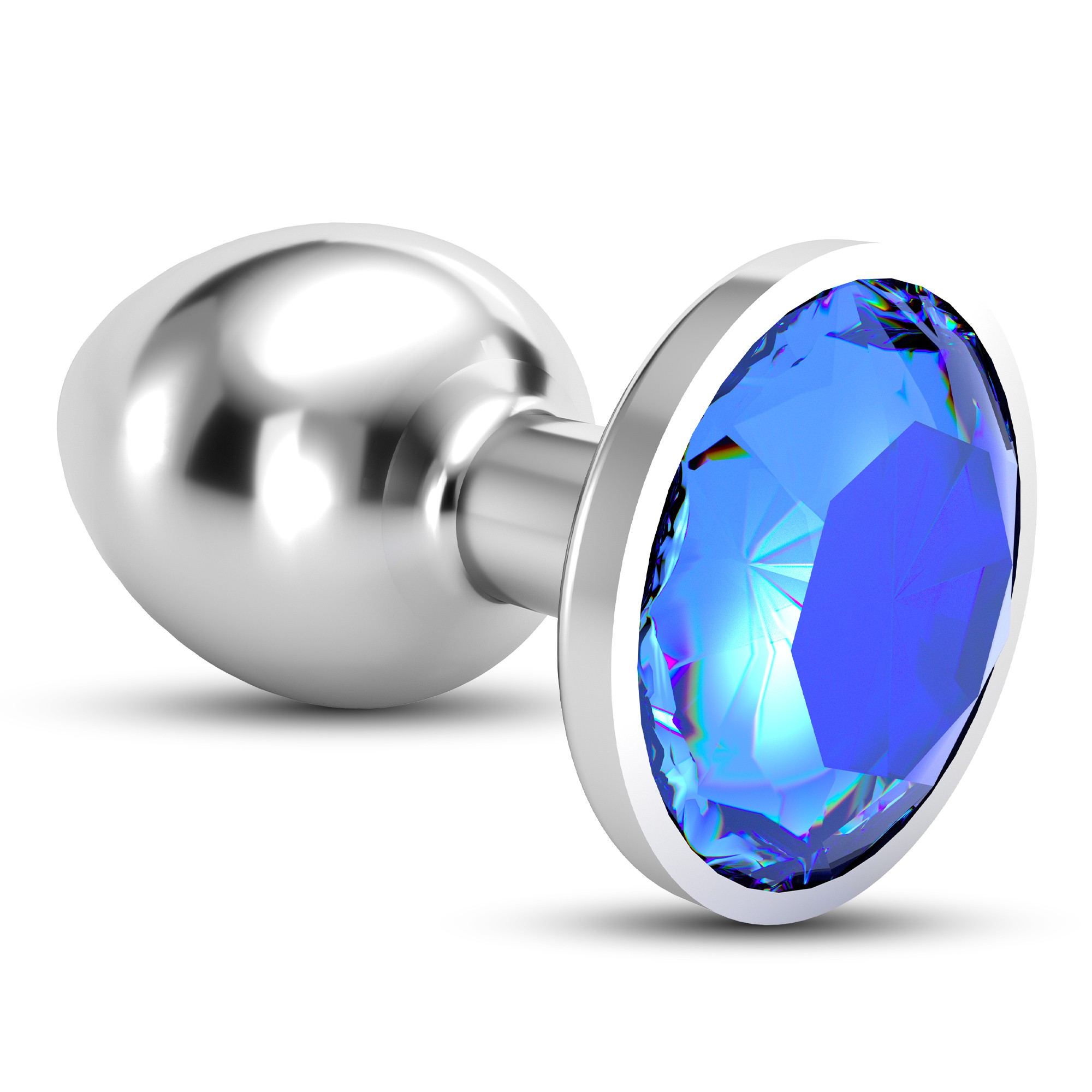 PLUG ANAL JOYA BIJOU AZUL PEQUEÑO CRUSHIOUS CON BOLSA ATERCIOPELADA GRATIS - Image 4
