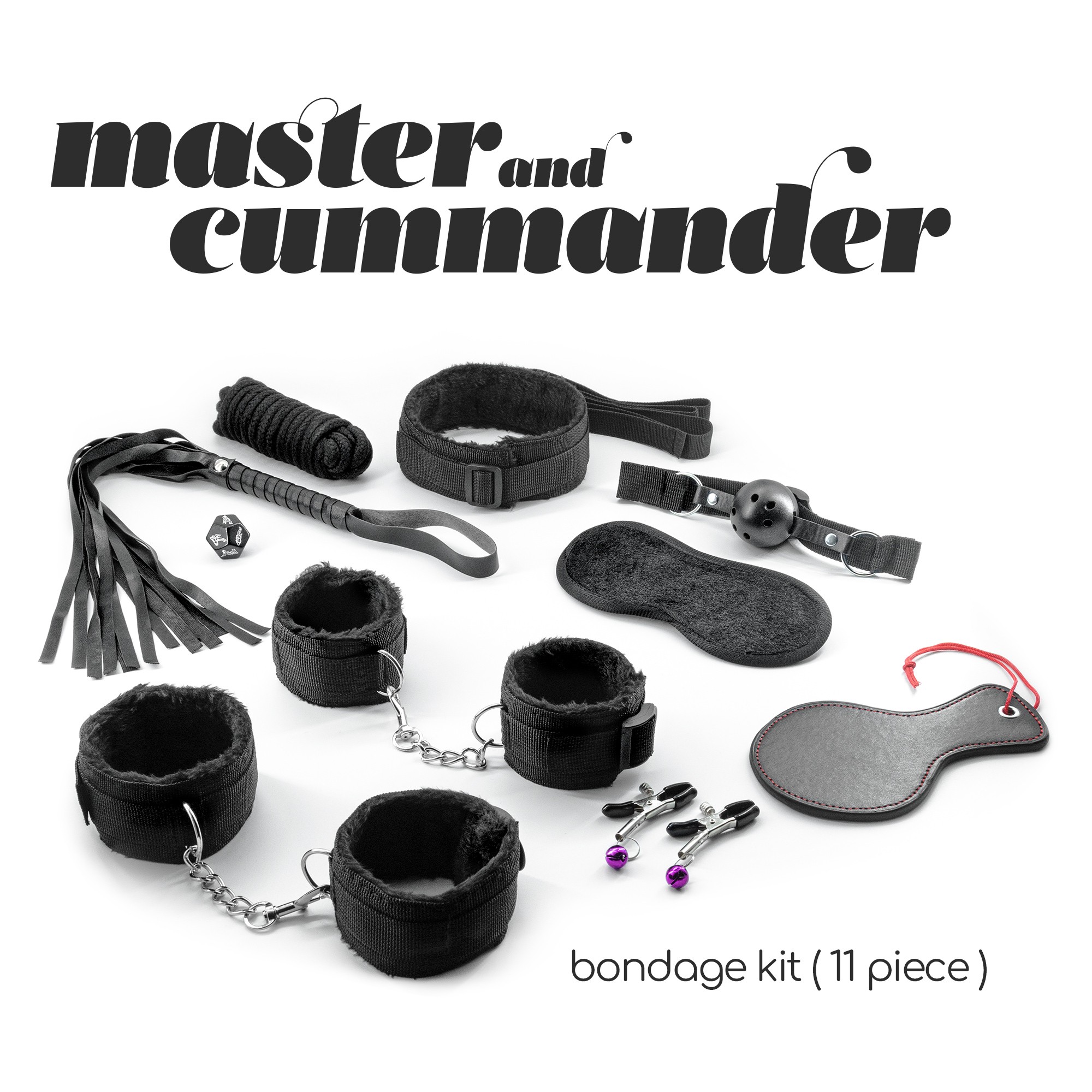 KIT BONDAGE MASTER & CUMMANDER CON 11 PIEZAS CRUSHIOUS - Image 18