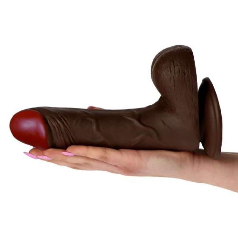DILDO REALÍSTICO REAL RAPTURE FIRE PASSION 8'' NEGRO - Image 4