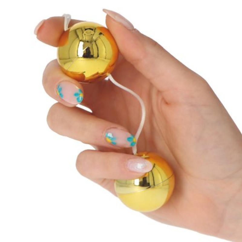 BOLAS VAGINAIS CANDY BALLS LUX DOURADAS - Image 4