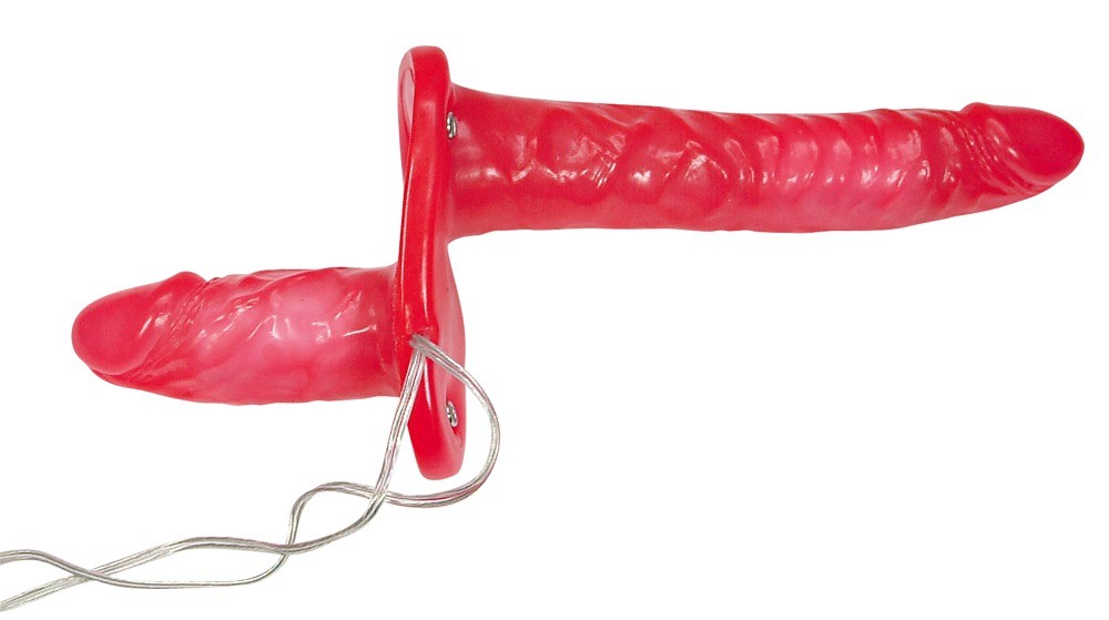 STRAP-ON DUPLO COM VIBRAÇÃO BAD KITTY - Image 4