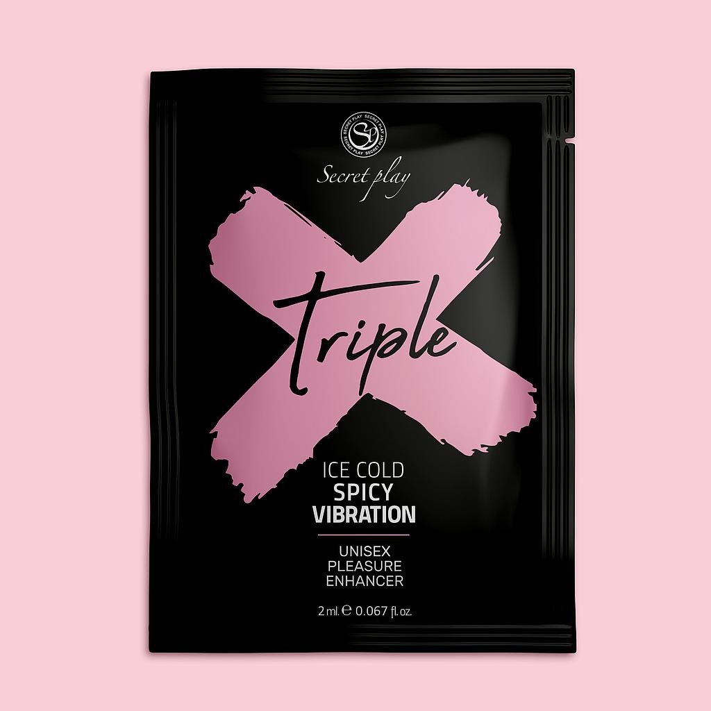 GEL ESTIMULANTE TRIPLE X UNISEXO SECRET PLAY 2ML - Image 4