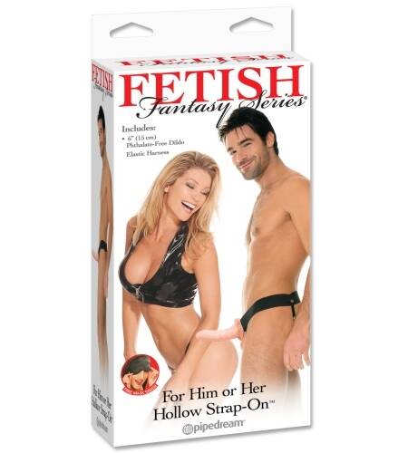 STRAP-ON OCO PARA INICIANTES FETISH FANTASY SERIES BRANCO