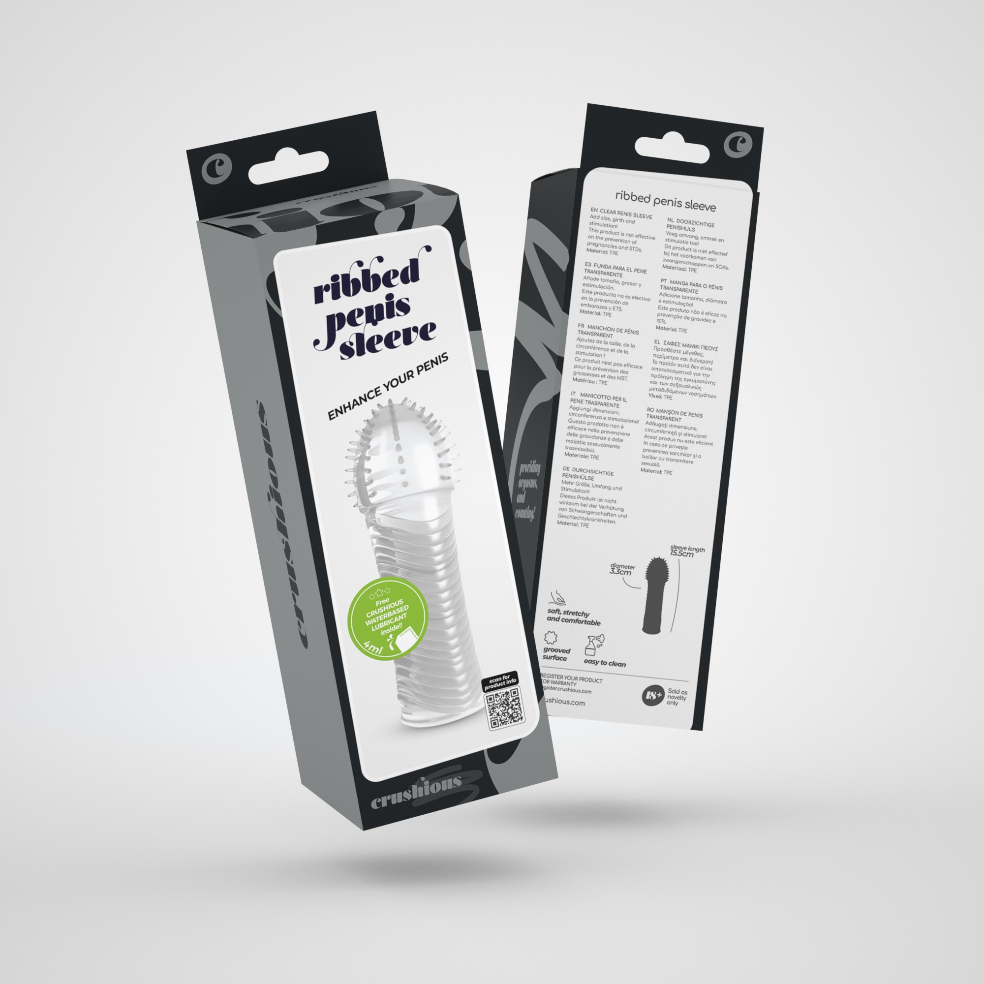 FUNDA PARA EL PENE RIBBED CRUSHIOUS - Image 9