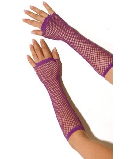 LUVAS DE REDE ROXAS