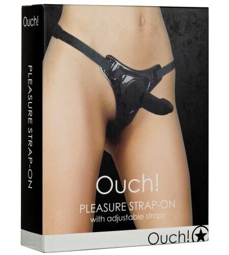 STRAP-ON OUCH! PLEASURE PRETO