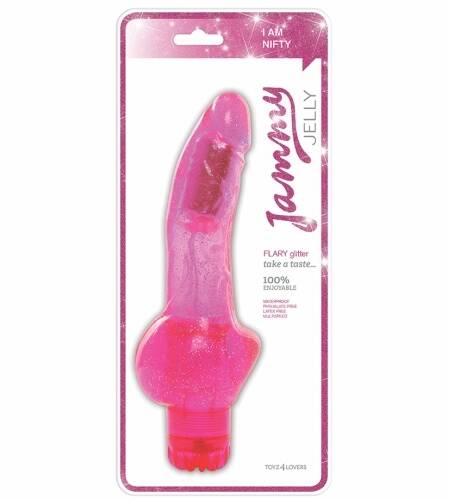 VIBRADOR JAMMY JELLY FLARY GLITTER