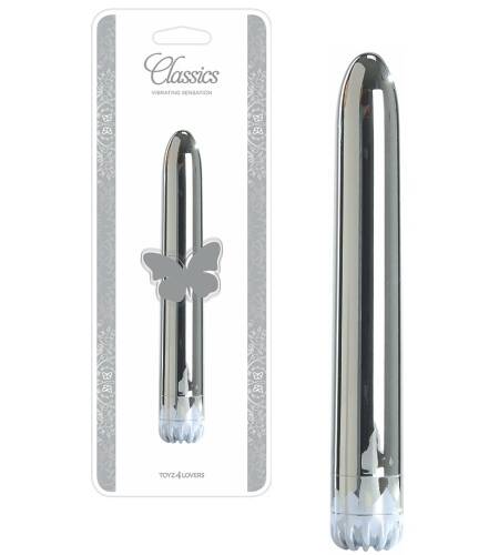 VIBRADOR CLASSICS PRATEADO MÉDIO