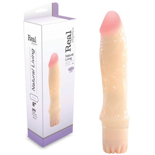 VIBRADOR JELLY REAL RAPTURE SWELL 8''