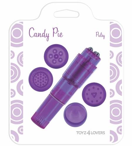 VIBRADOR CANDY PIE PULSY ROXO
