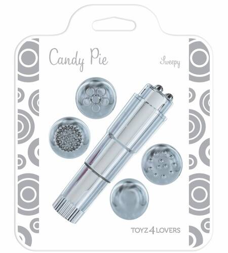VIBRADOR CANDY PIE SWEEPY PRATEADO