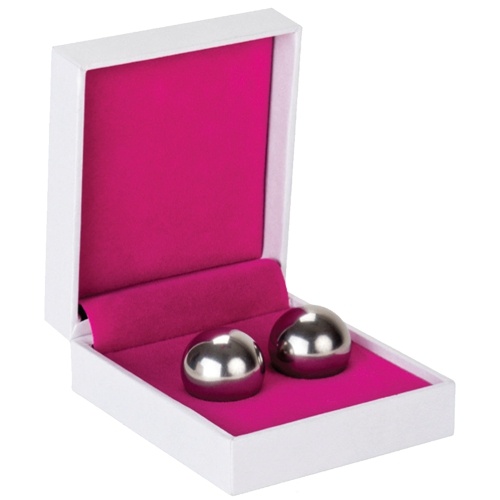 BOLAS VAGINAIS BEN WA BALLS MEDIUM WEIGHT PRATEADAS - Image 3