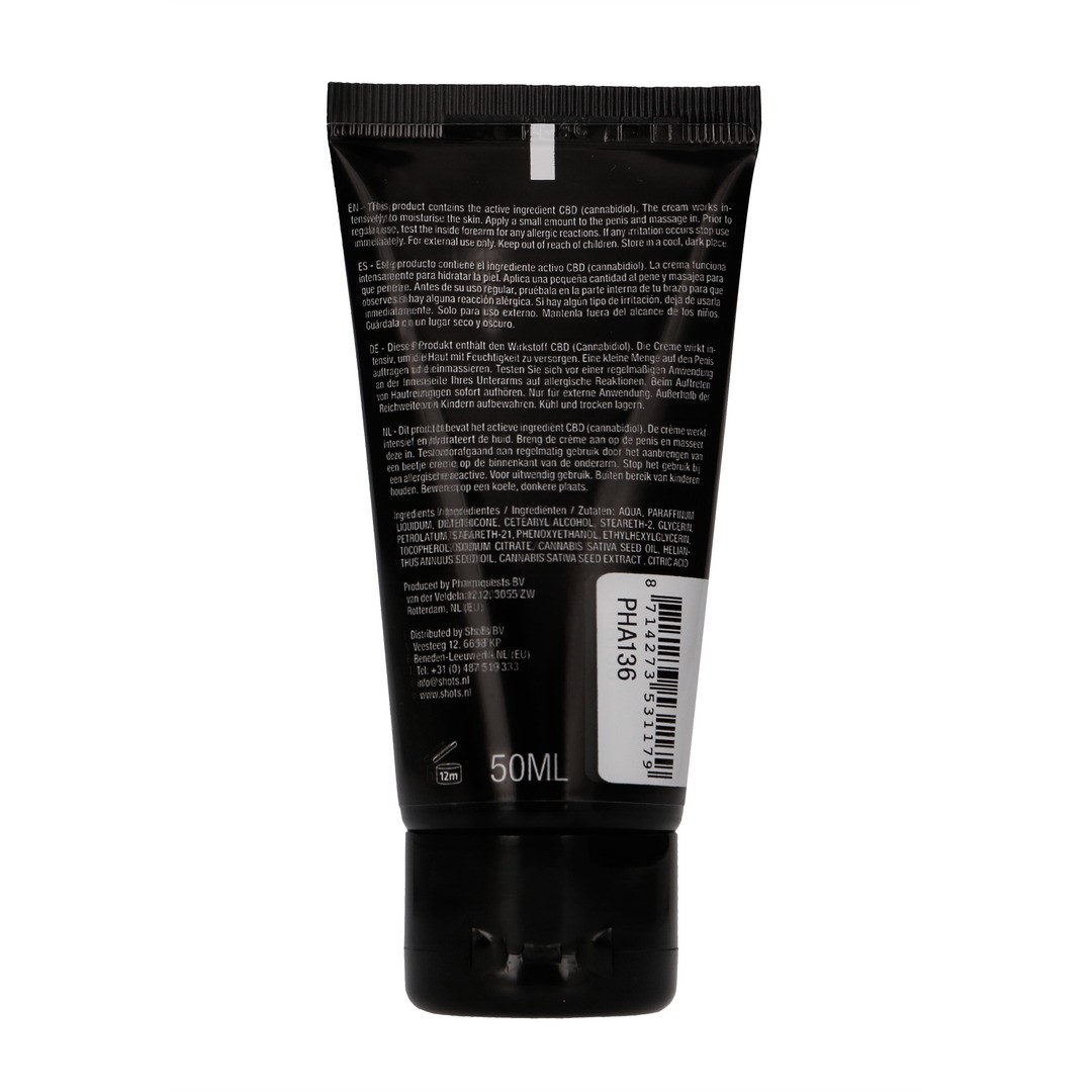 CREME PARA O PÉNIS COM CBD CANNABIS 2 FL OZ 50 ML PHARMQUESTS - Image 3