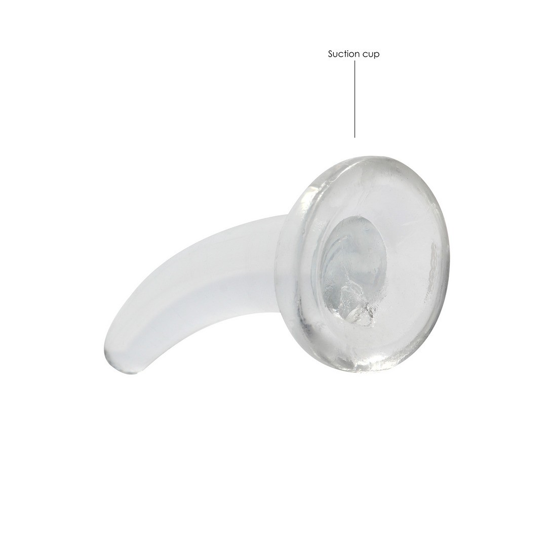 DILDO NON-REALISTIC CRYSTAL CLEAR 5 /11,5 CM REALROCK - Image 3