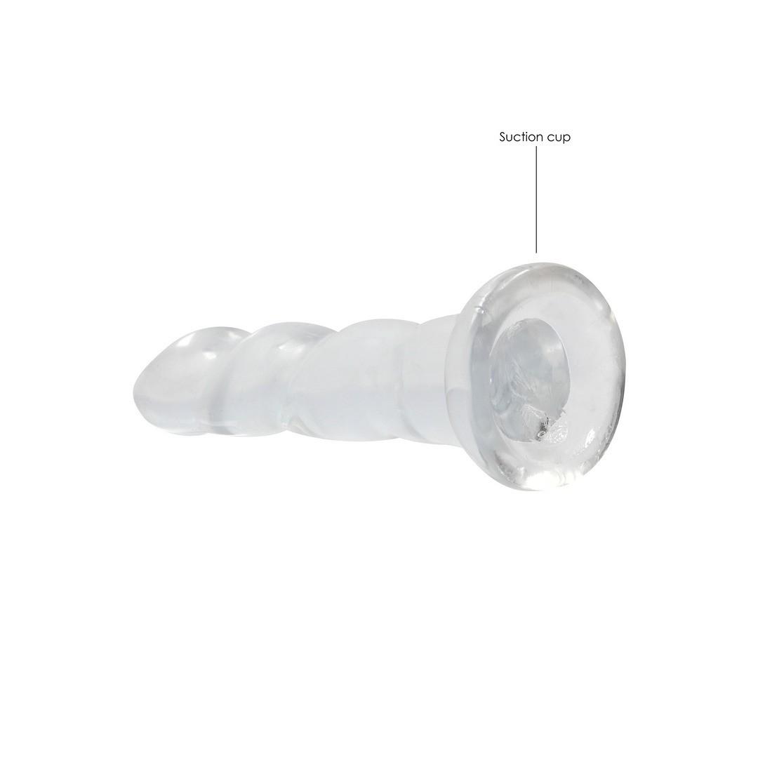 DILDO NON-REALISTIC CRYSTAL CLEAR 7 /17 CM REALROCK - Image 3